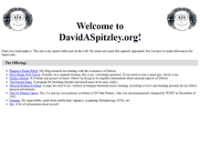 Tablet Screenshot of davidaspitzley.org